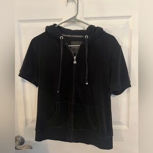 Victoria's Secret Black Zip-Up Hoodie